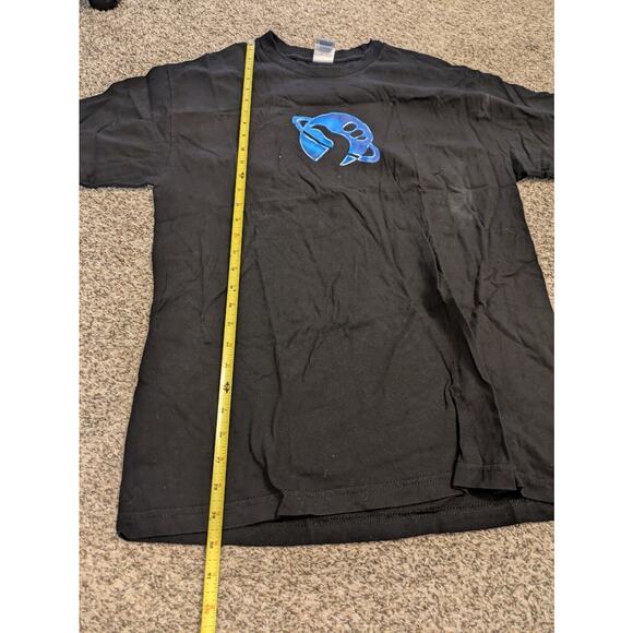 Vintage The Hitchhiker's Guide To The Galaxy Graphic T-shirt Black Size L - Picture 5 of 6